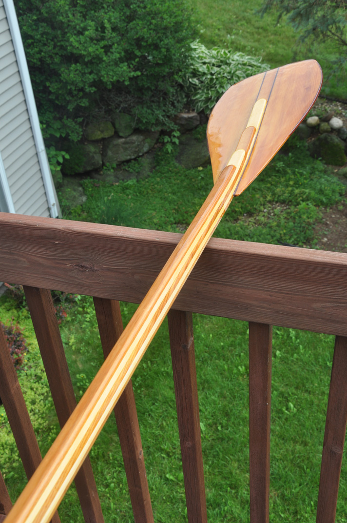 image of hand built wood paddles